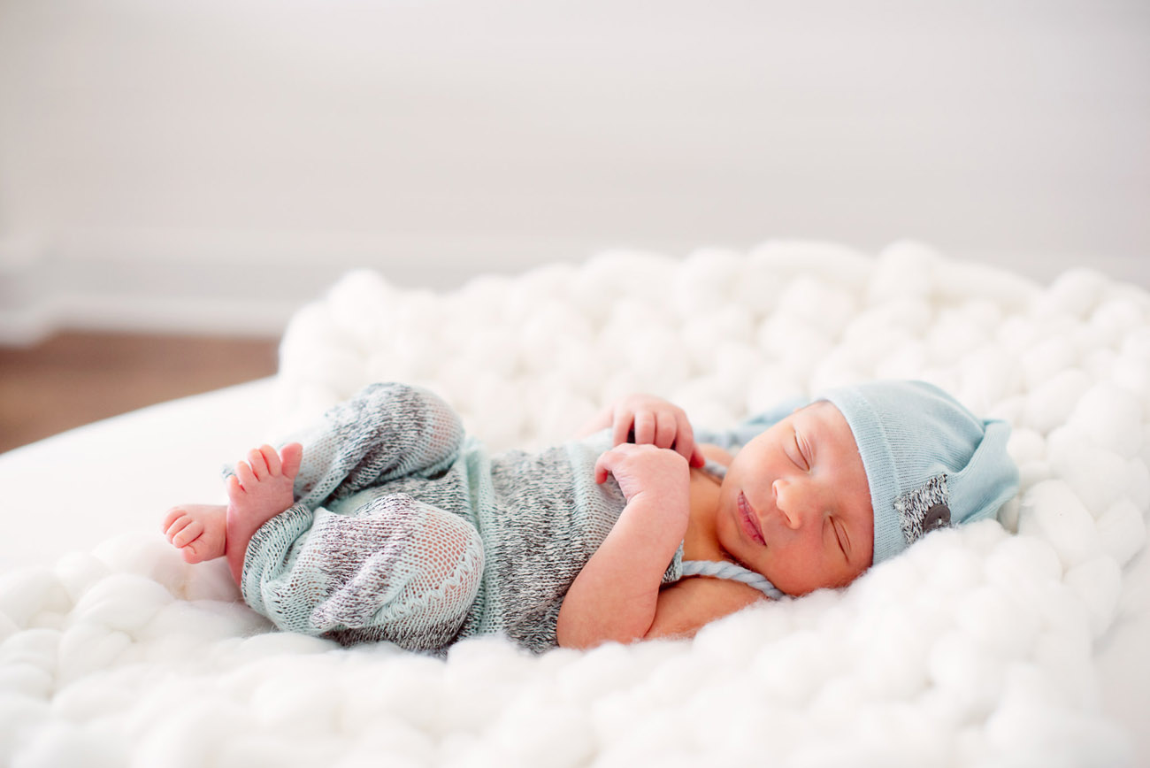 Baby Anderson Newborn Session Blonde Cow Photography